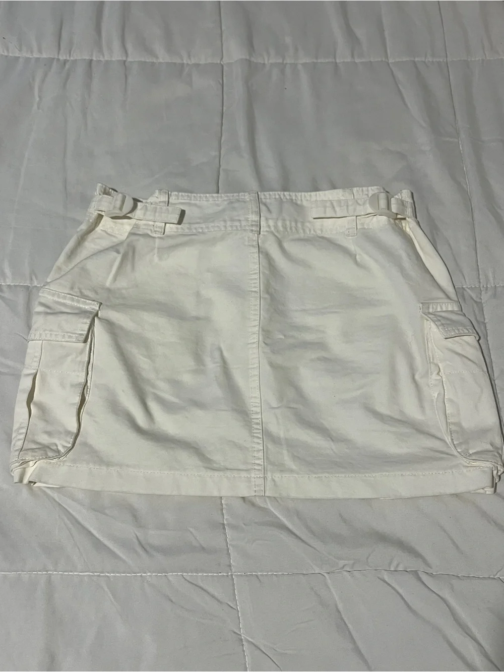 Brandy Melville | Skirts | Brandy Melville White Cargo Mini Skirt ...